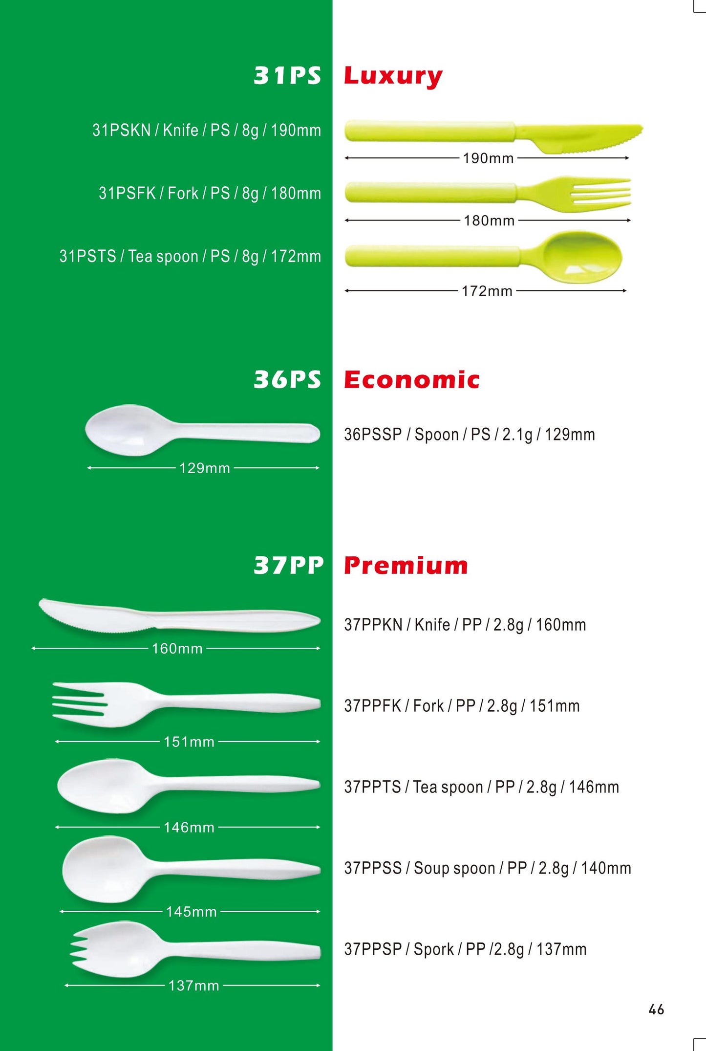 Plastic Cutlery