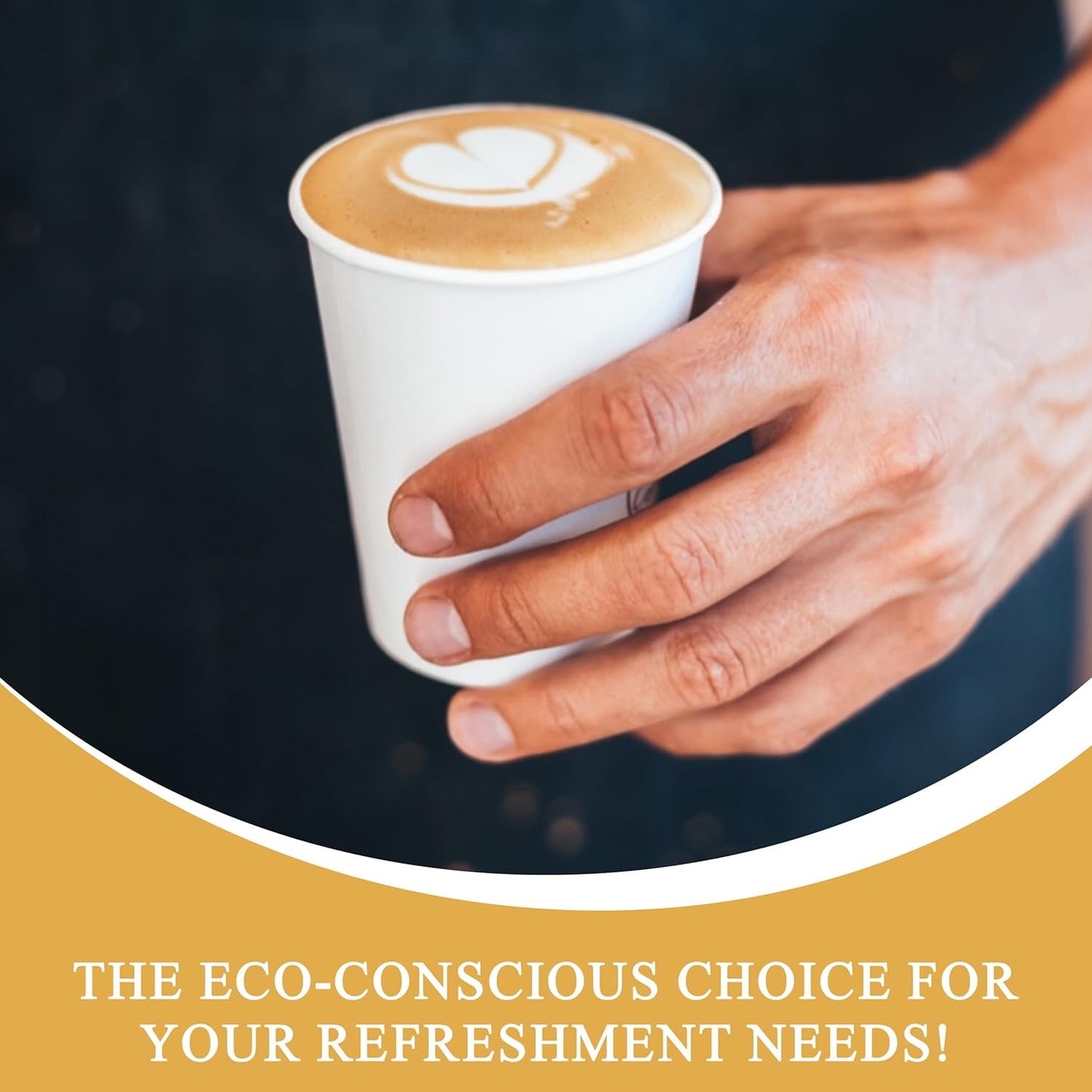 Three Leaf 16 Oz. Paper Single Wall Cups, (White) 1000 Ct. (20 Packs Of 50)