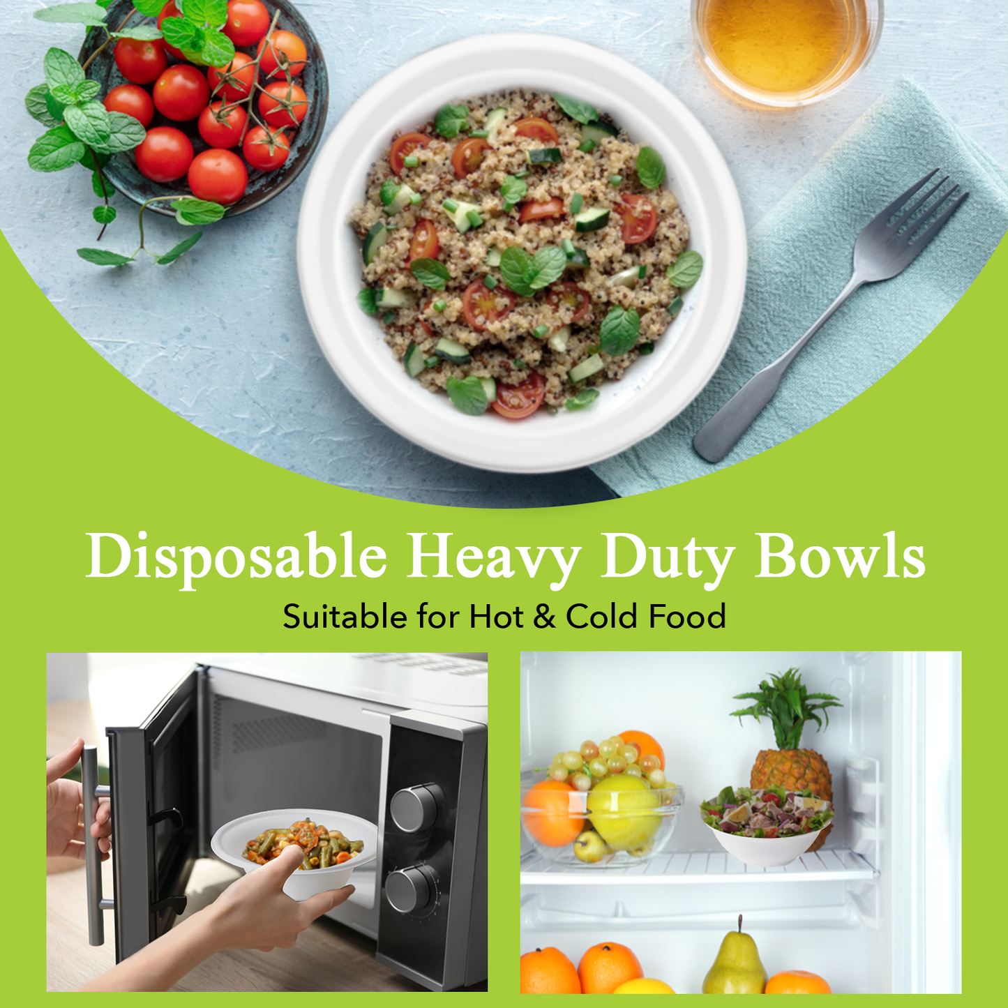 Three Leaf 24 Oz (709 ML)  Bagasse Bowl