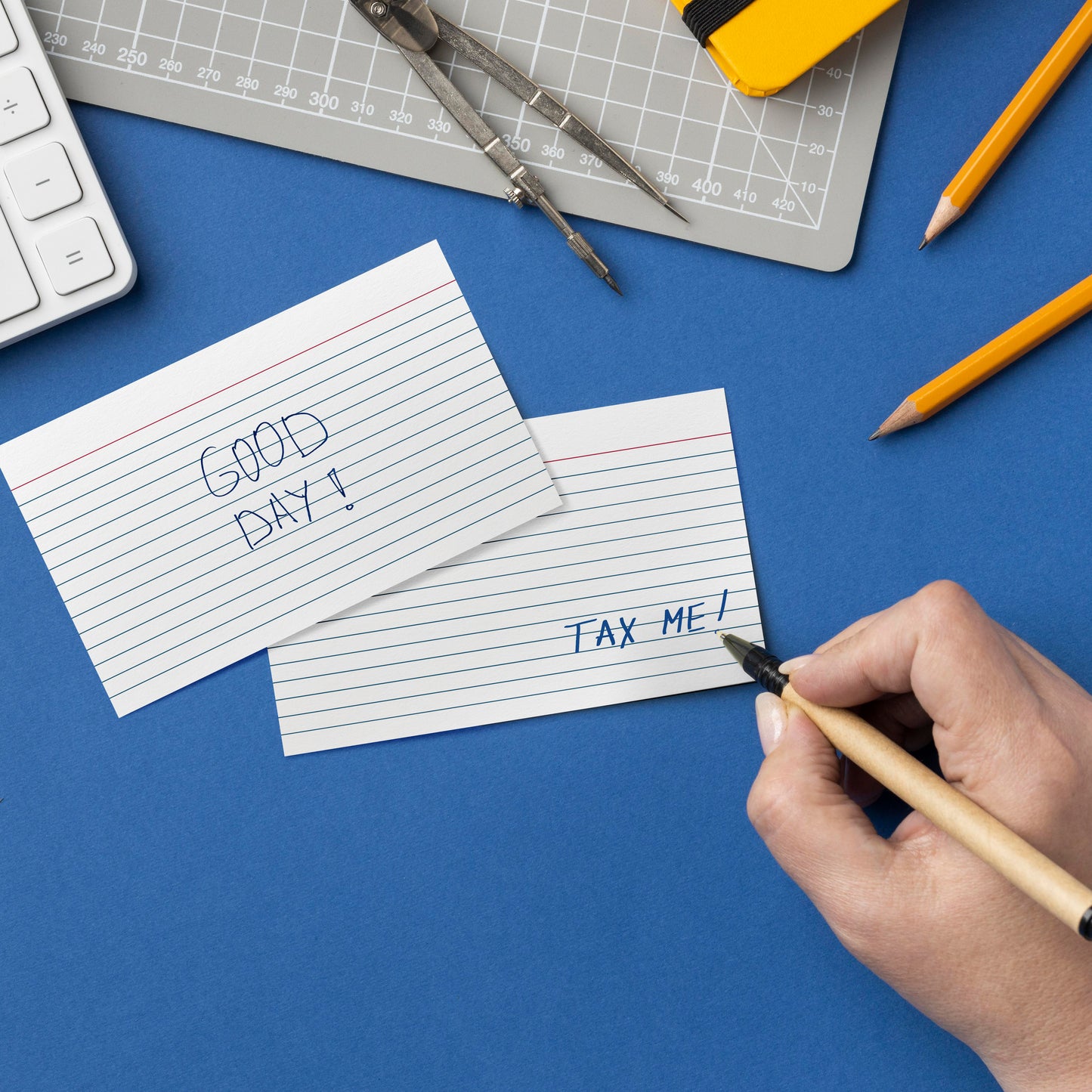 Three Leaf 100 Ct, 4 X 6, Index Cards Ruled, White