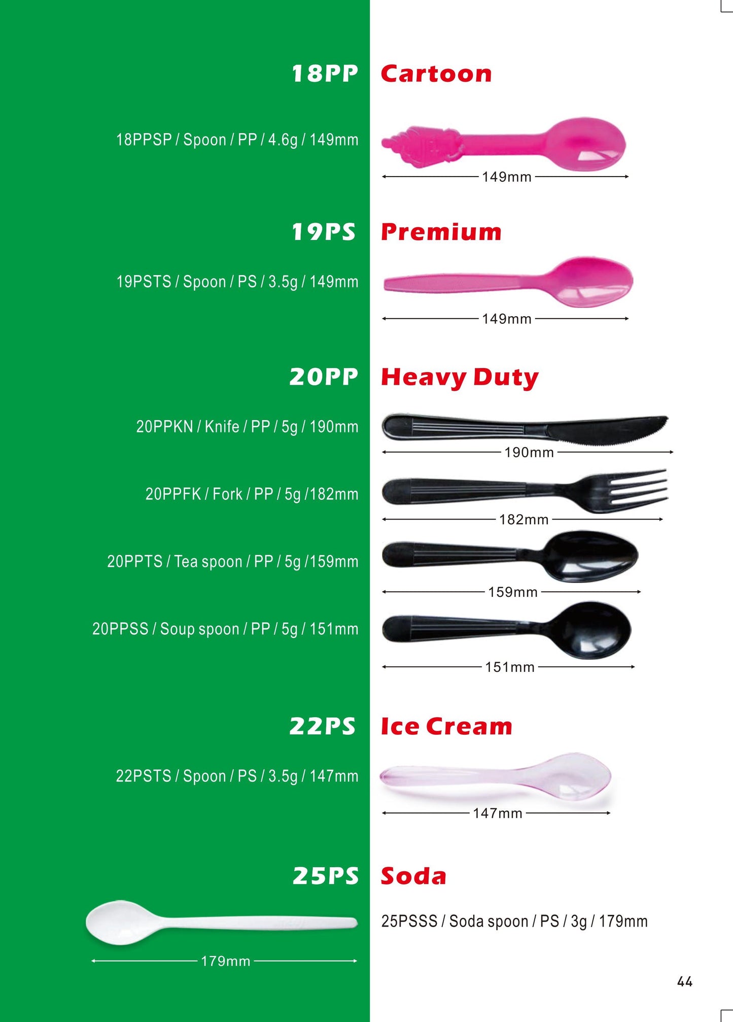 Plastic Cutlery