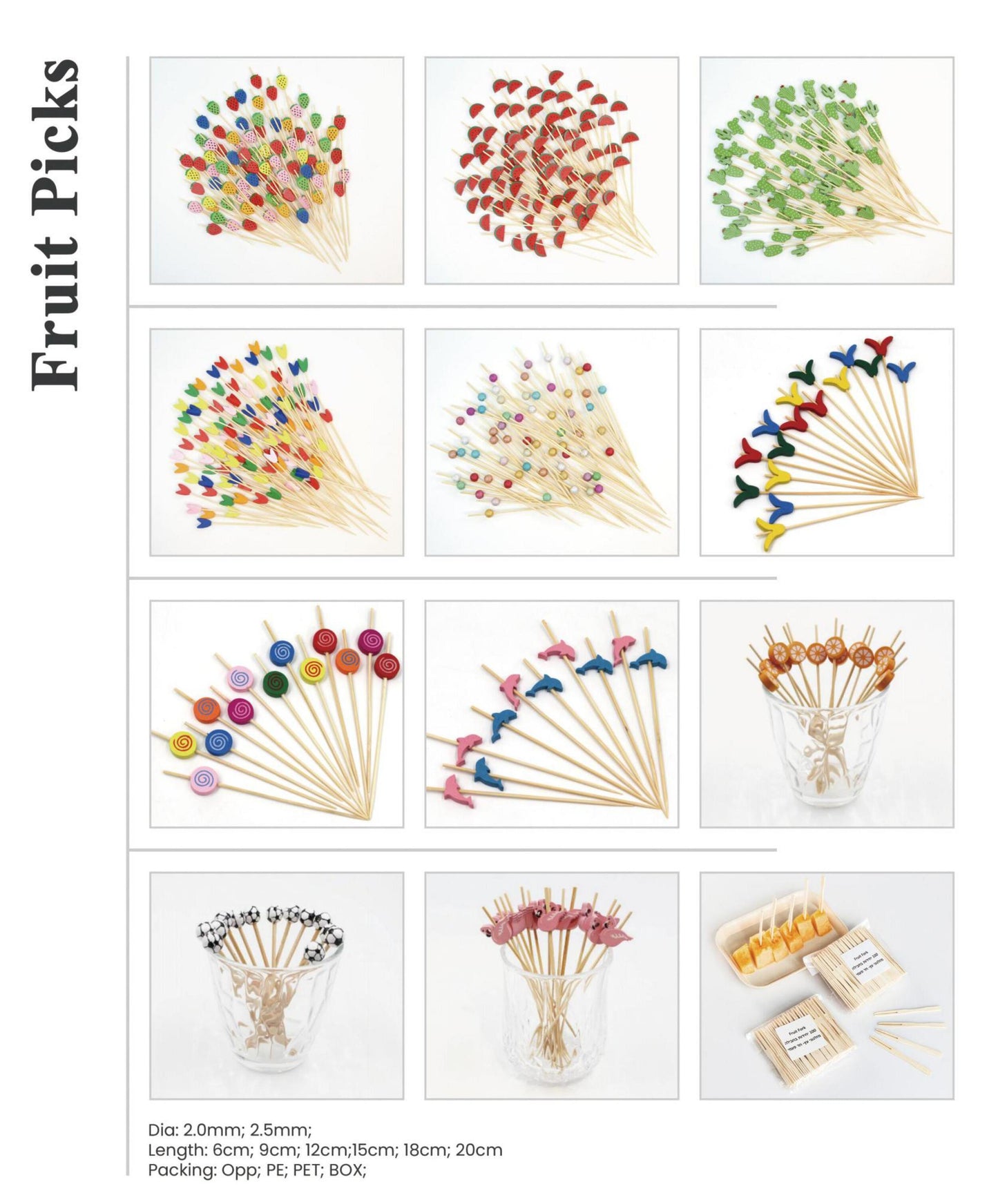 Fruit & Cocktail Picks