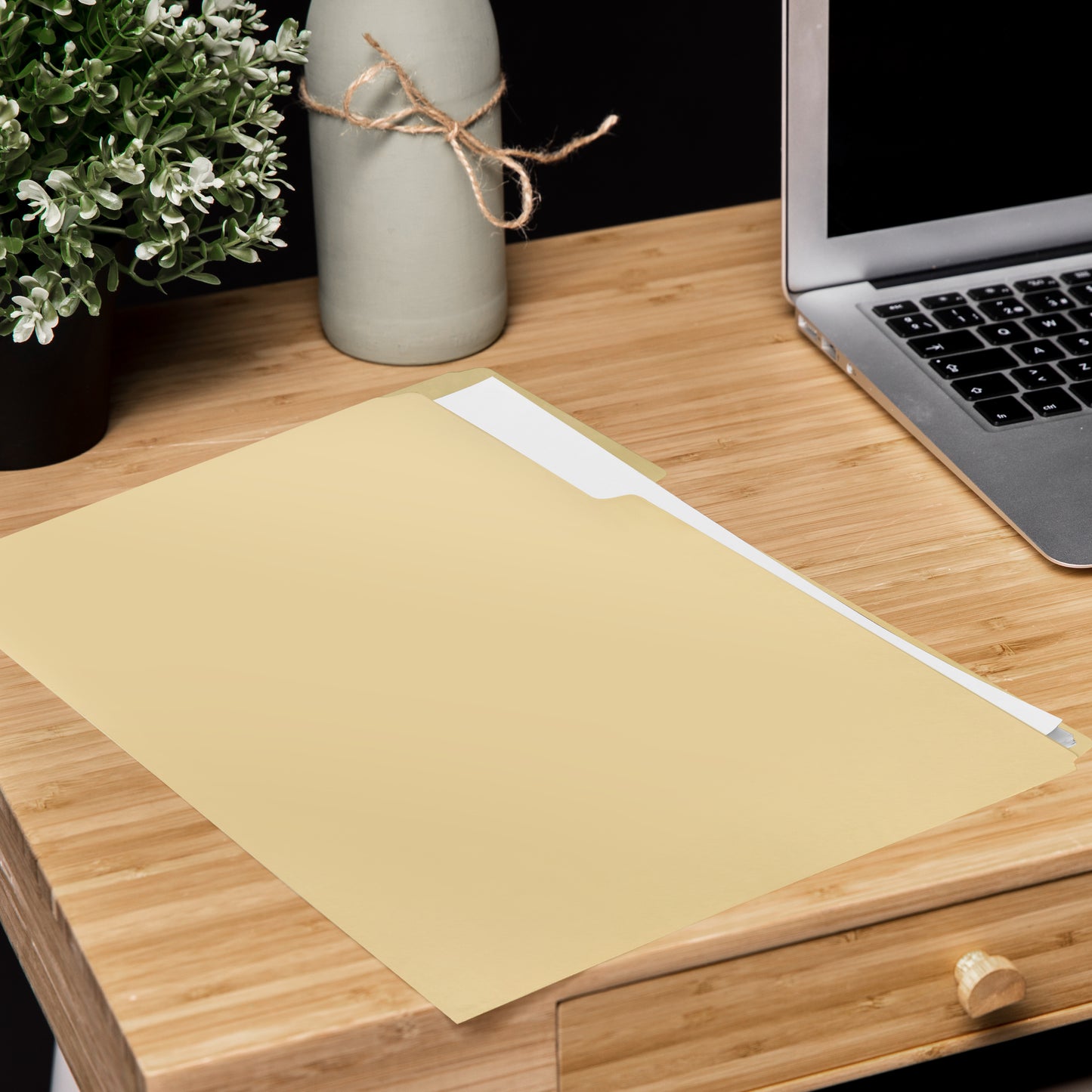 Three Leaf 12 Pack Manila Folder , 8.5 X 11, 1/3 Cut Tab