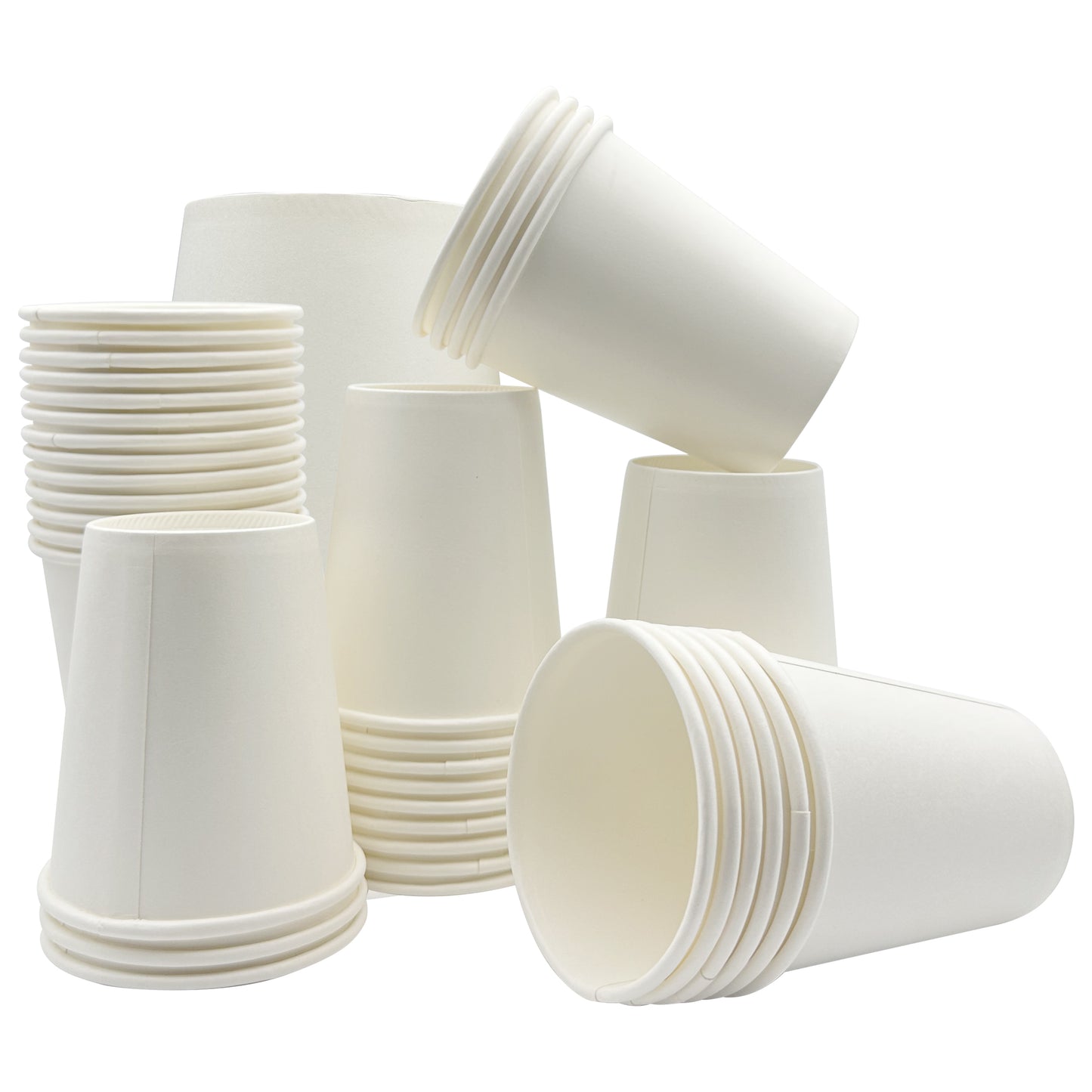 Three Leaf 6 Oz. Paper Cold Cups, (White) 1000 Ct. (20 Packs Of 50)