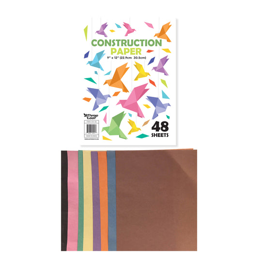 Three Leaf Construction Paper 48 Ct, 9 X 12