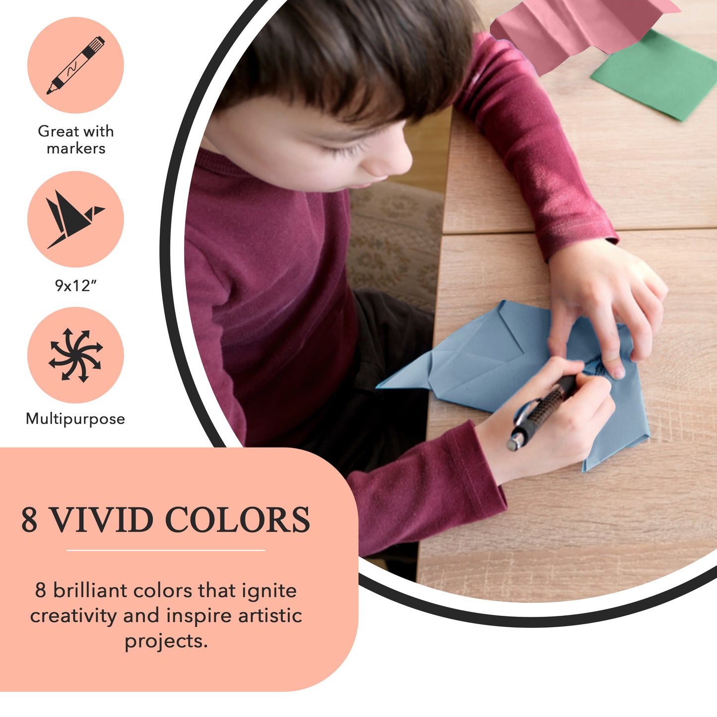 Three Leaf Construction Paper 48 Ct, 9 X 12