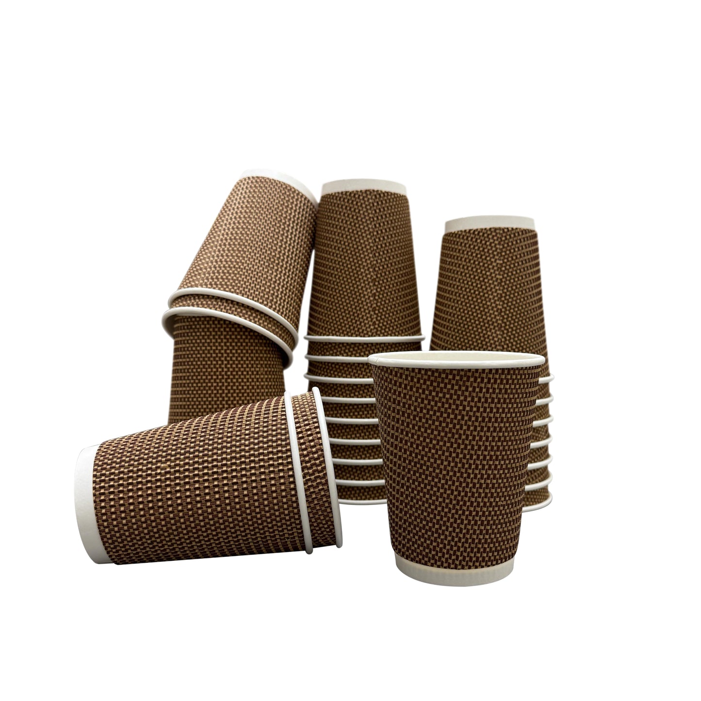 Three Leaf 12 Oz. Paper Hot Cups, (Premium) 500 Ct. (20 Packs Of 25)