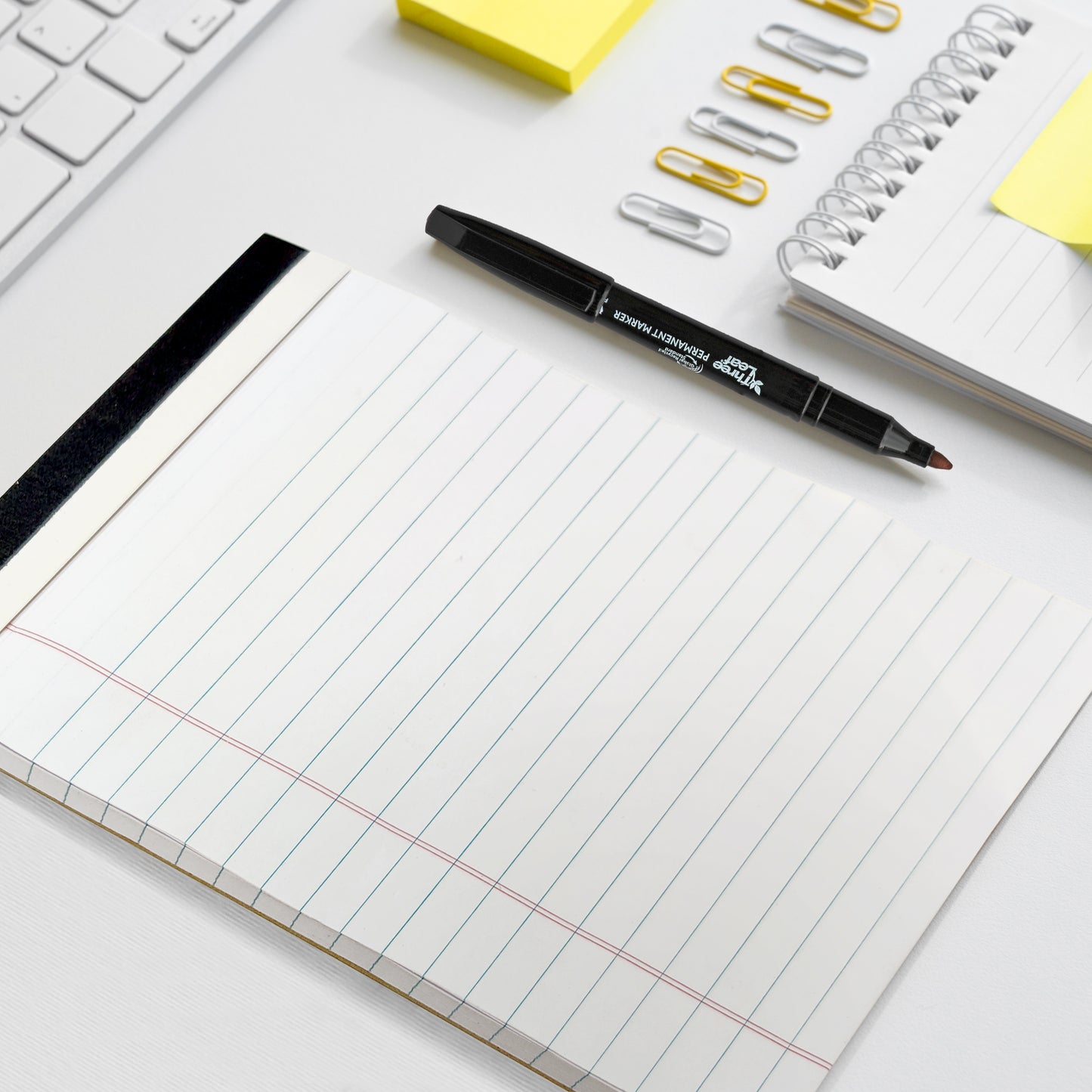 Three Leaf Writing Pad 5 X 8 Inch, 50 Sheets, 2 Pack