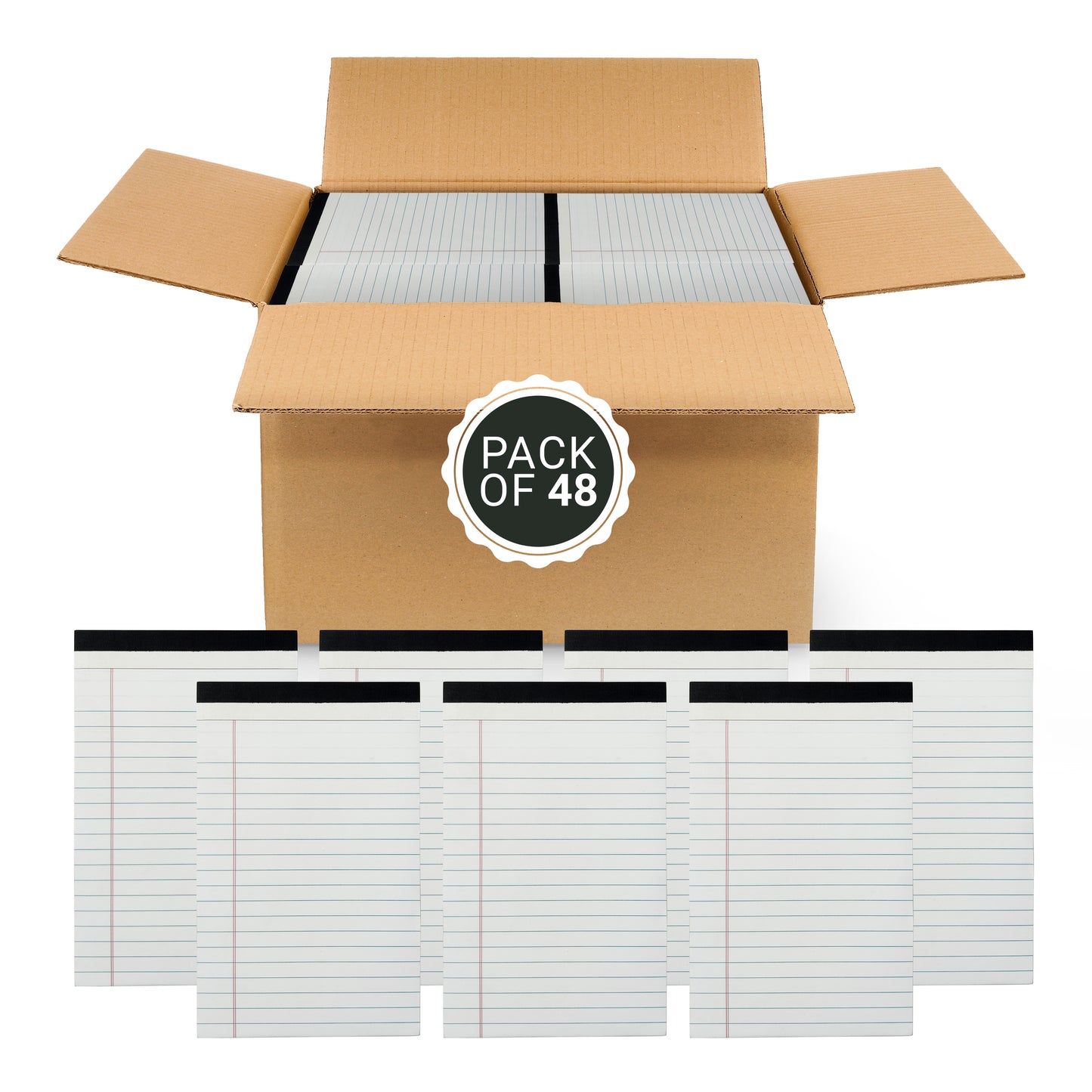 Three Leaf Writing Pad 5 X 8 Inch, 50 Sheets, 2 Pack