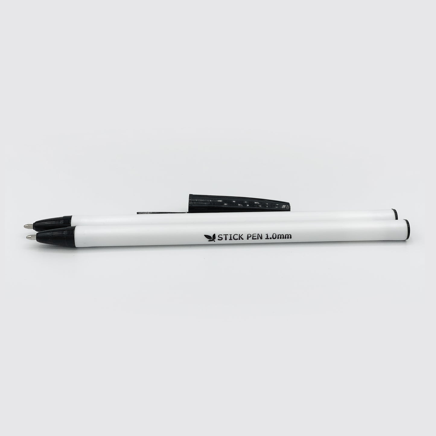 Three Leaf Stickpens 12 Pack, Black, Poly Pack (48 Pack Per Case)