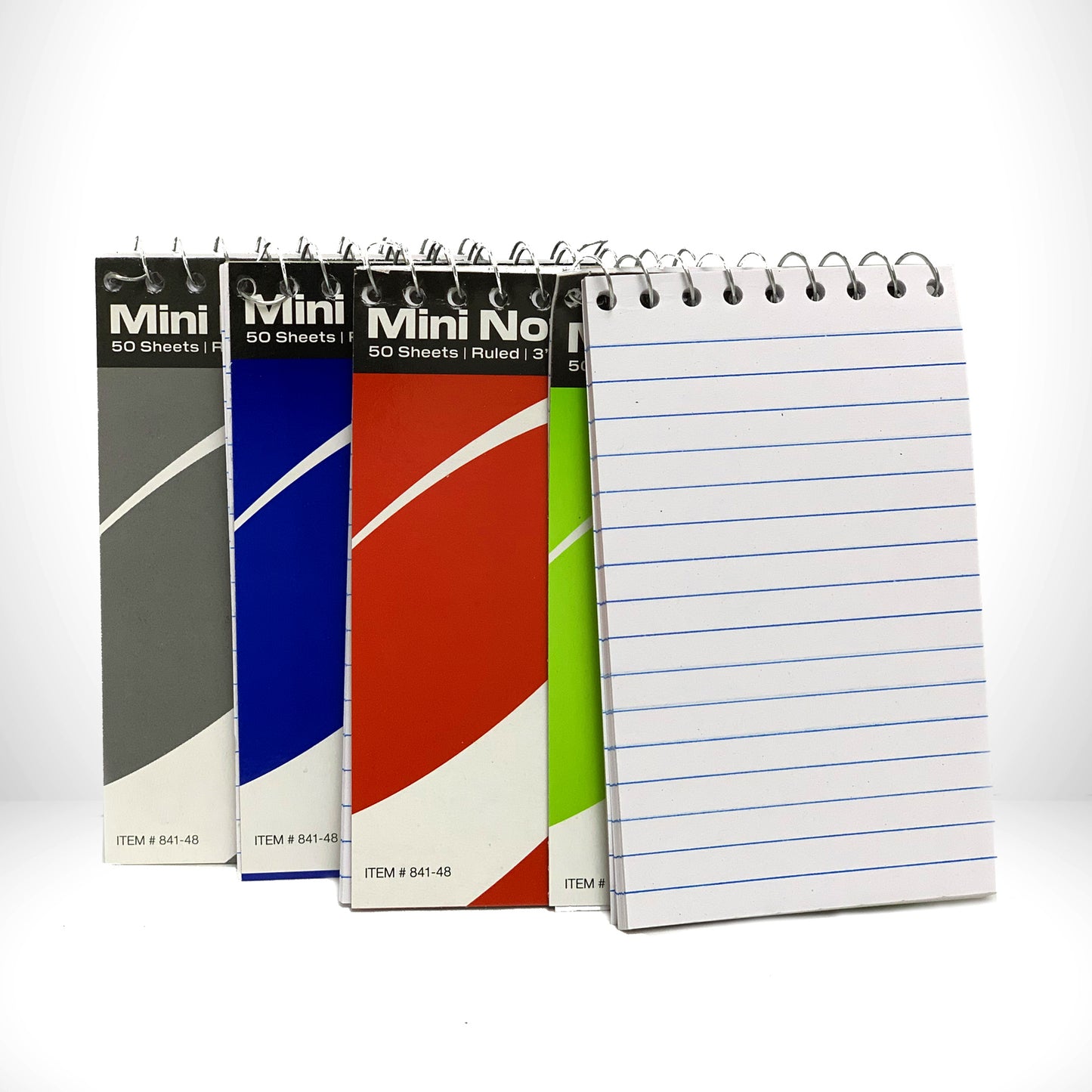 three leaf mini notebook 4pk