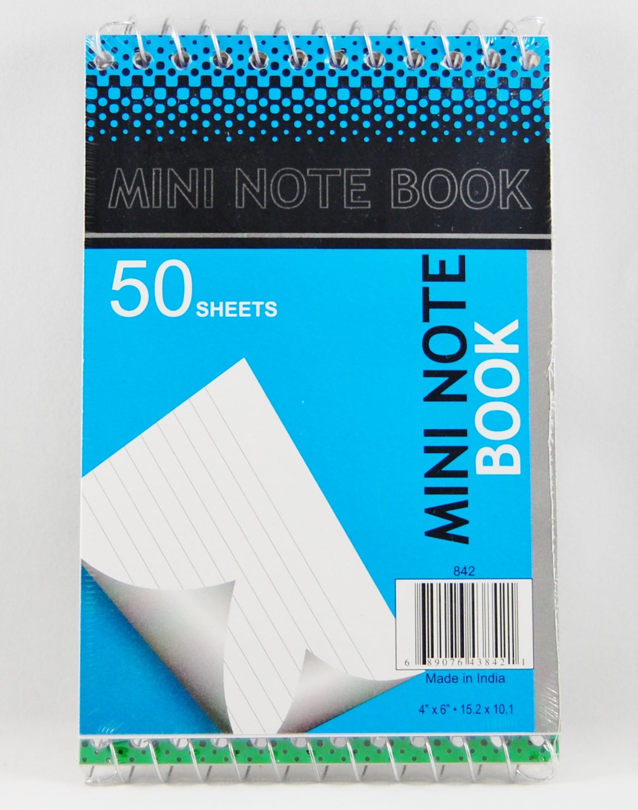 Three leaf mini spiral pocket notebook