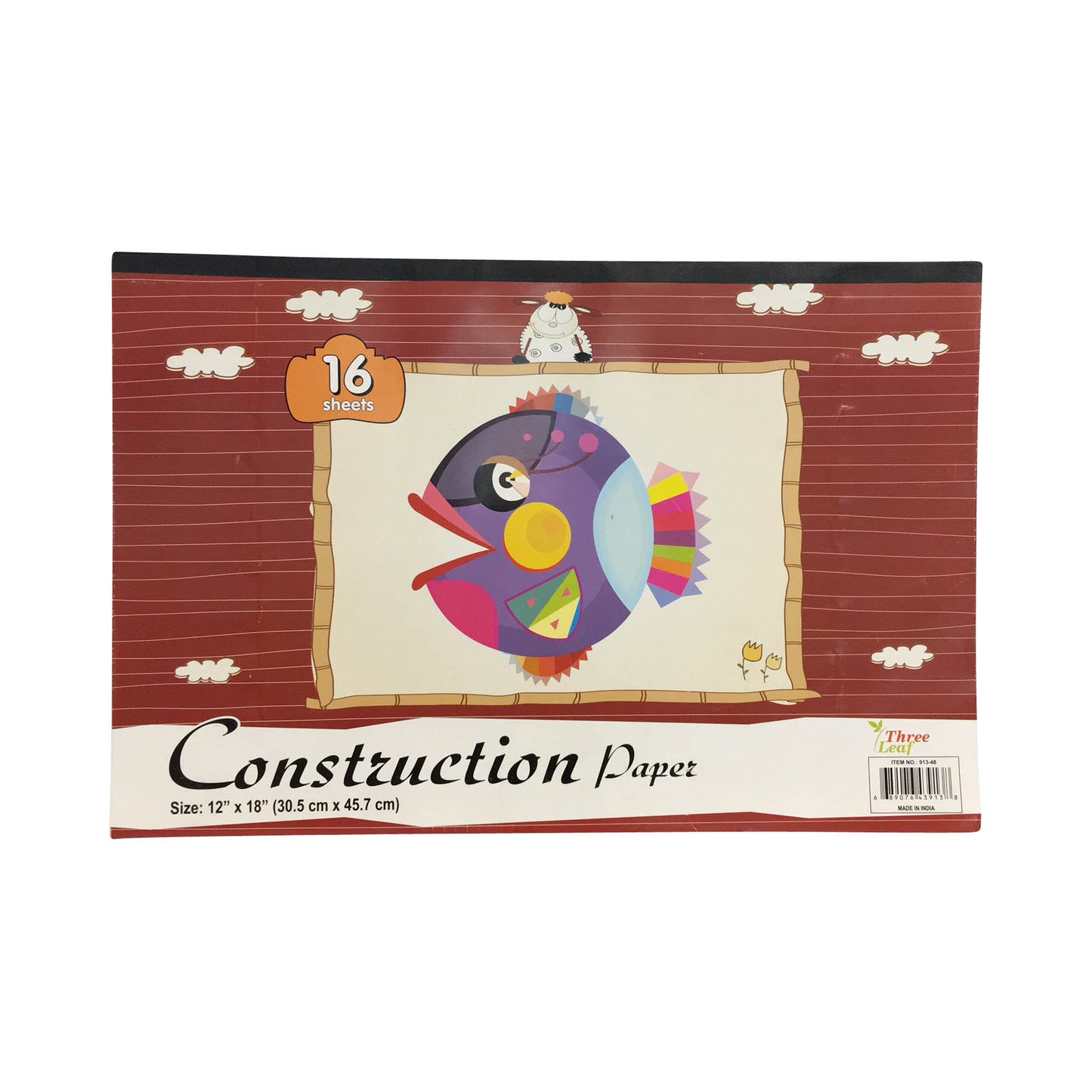 Three Leaf Construction Paper