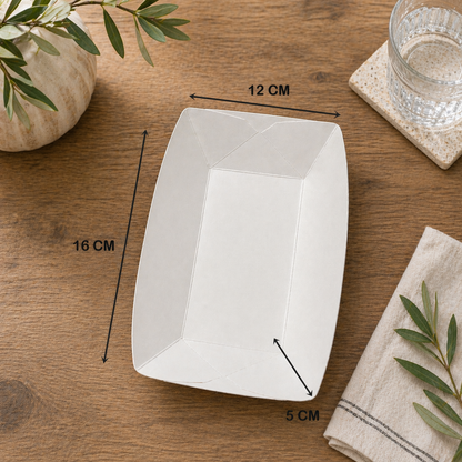 Three Leaf #250 (2.5 lb.) Red Checks Paper Food Tray, 500 Ct. (2 packs of 250)