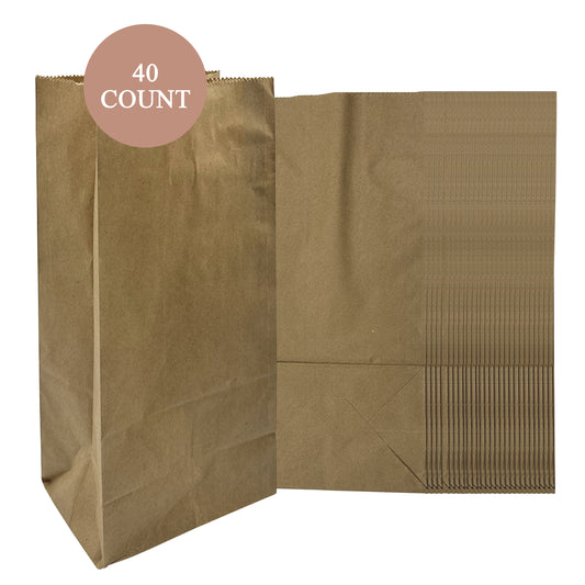 Three Leaf Paper Bag - Kraft (5.51 x 3.54 x 11.02)