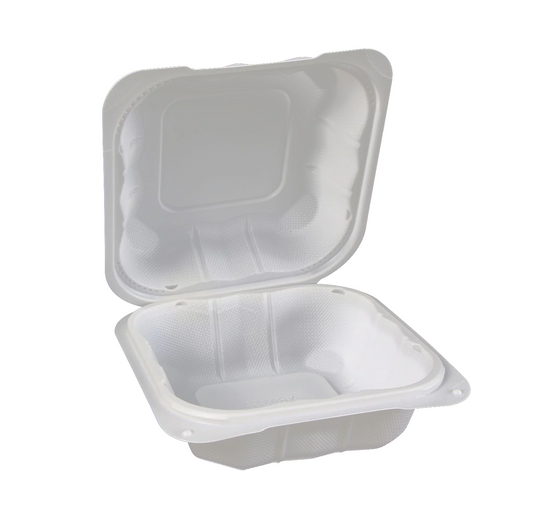 6" X 6" MFPP Burger Box, 250 Ct. - White