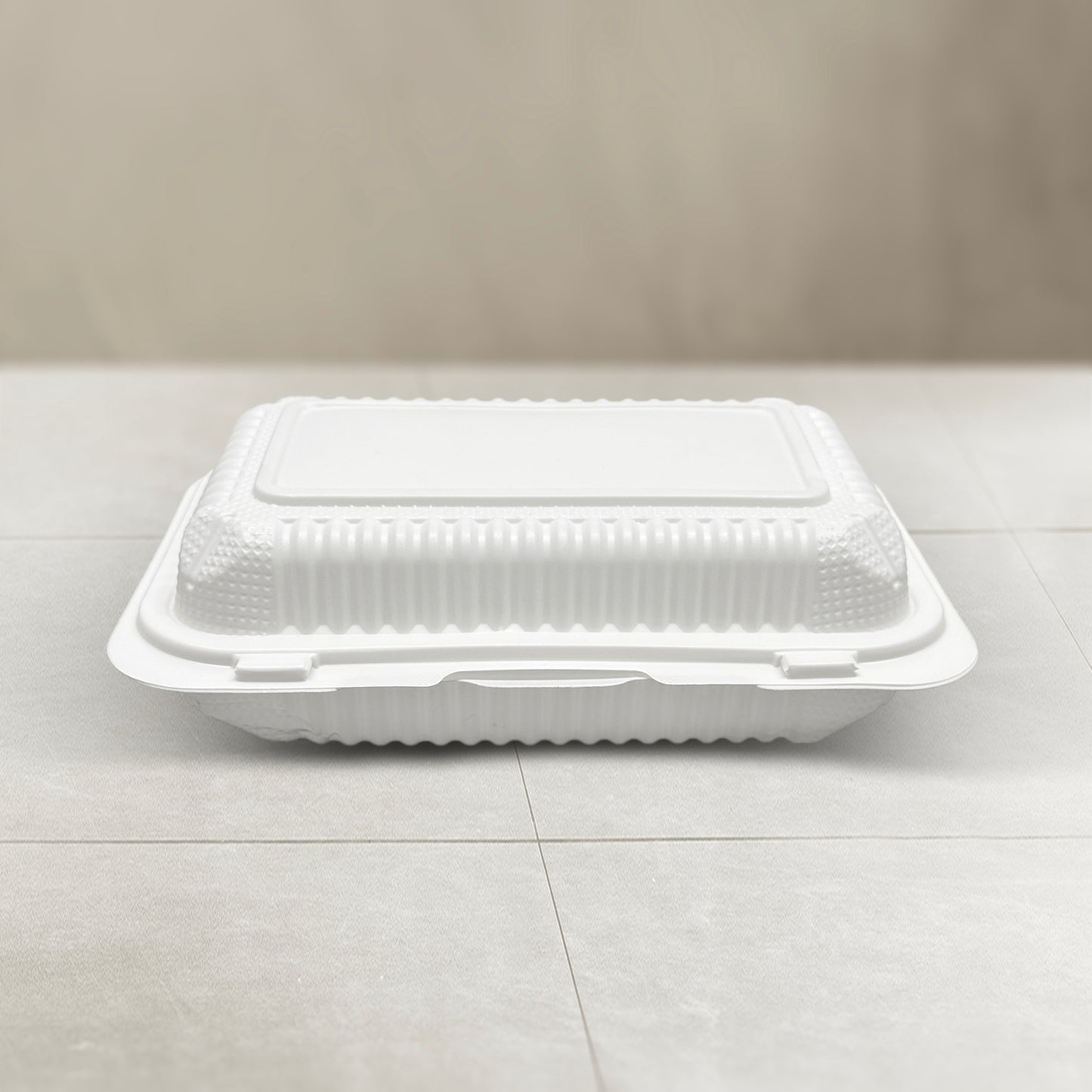 9" X 6" 1 Compartment MFPP Clamshell, 150 Ct. - White