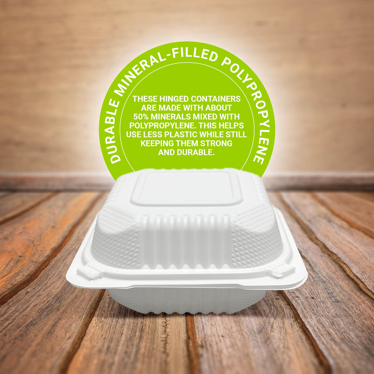 6" X 6" MFPP Burger Box, 250 Ct. - White
