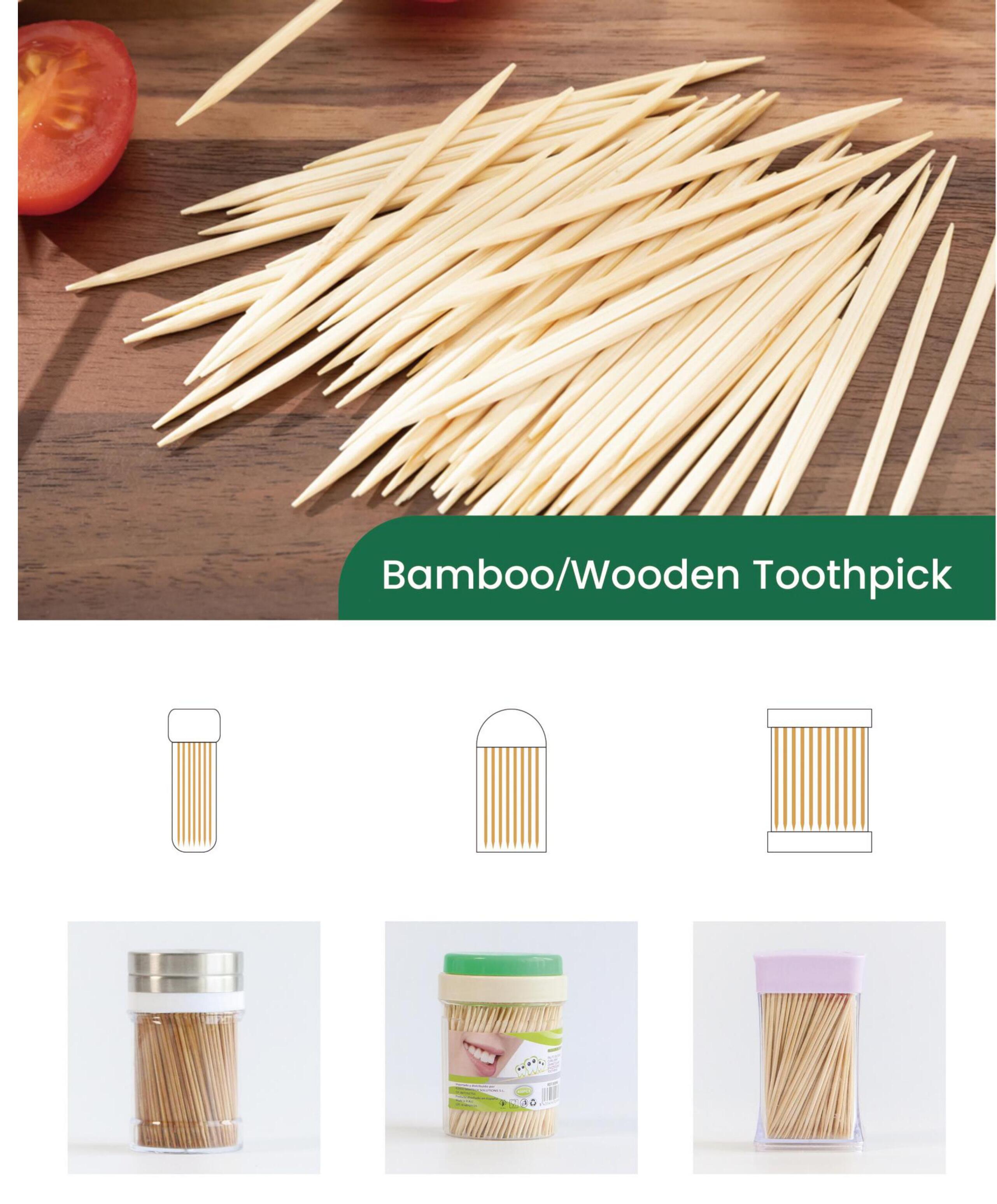 Triangular Toothpicks Bamboo/Wooden Toothpicks – Three Leaf Products