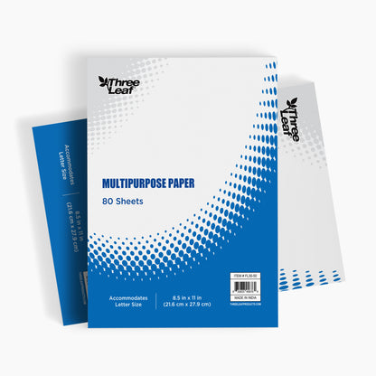 Three Leaf 80 Ct. Multipurpose Paper 8.5 X 11 Inch (50 Units Per Case)