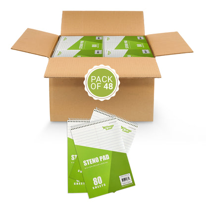 Three Leaf Steno Pad 6 X 9, 80 Sheets