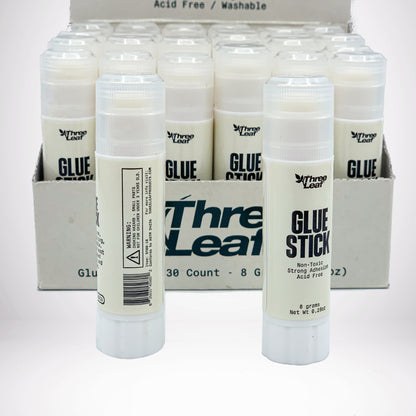 Three Leaf 30 Ct. 0.28 Oz Glue Stick (10 Pack Per Case)