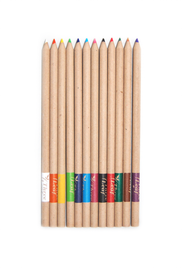 12 PK Recycled color pencil